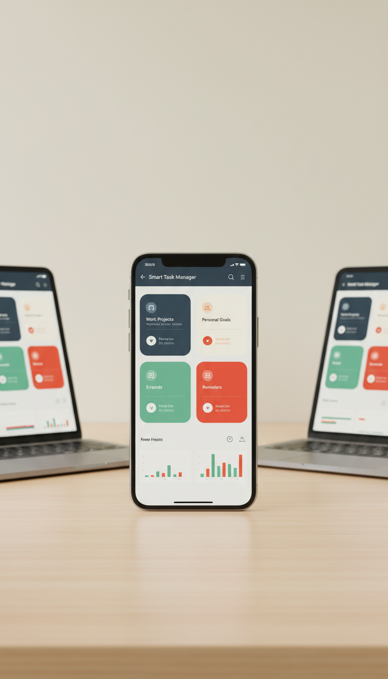 Task manager with real-time sync